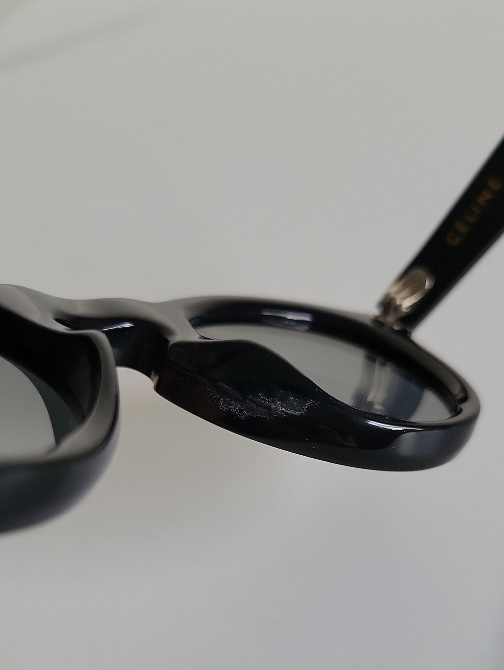 Celine CL41370S Classic Round Black Sunglasses - Picture 13 of 13